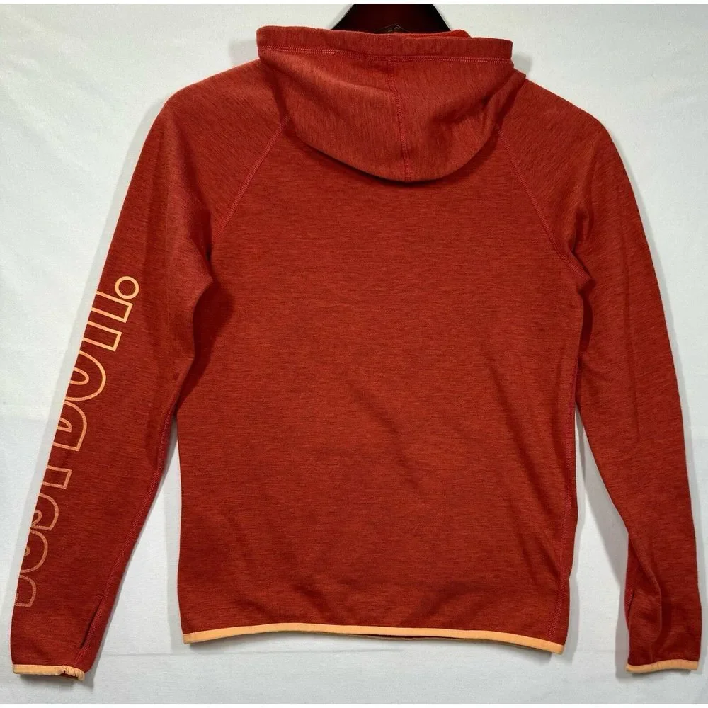 Nike Dri-Fit Women's Running Hoodie‎ Orange Winter Sz XS